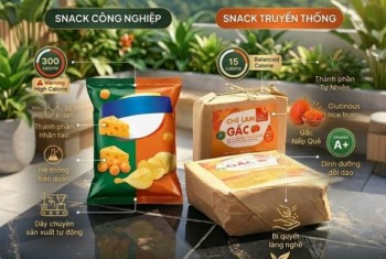 Snack công nghiệp và snack truyền thống: Khác nhau không chỉ ở calo