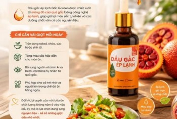 Chỉ cần thêm vài giọt Dầu gấc ép lạnh là món ăn đã khác