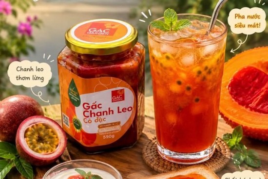 Gấc chanh leo: Món "cứu tinh" cho những ngày hè chỉ muốn nằm dài