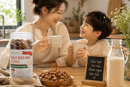 Thêm một loại sữa hạt thơm ngon đãi con ngày hè