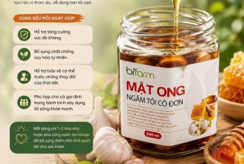 Ăn mật ong ngâm tỏi cô đơn mỗi ngày là khoẻ cả mùa hè