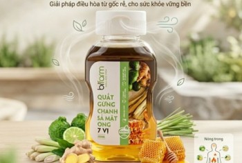 Mời bạn thử tìm đến món Quất gừng chanh sả mật ong 7 vị