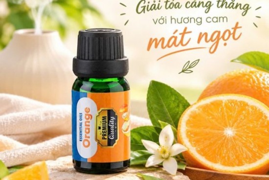 Giải tỏa căng thẳng với hương cam mát ngọt