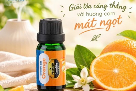 Giải tỏa căng thẳng với hương cam mát ngọt