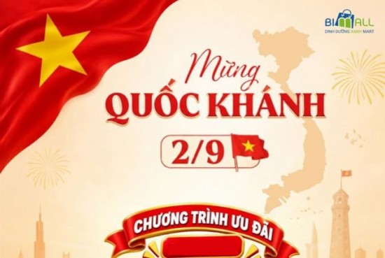 Bimall ưu đãi mừng Quốc khánh 2/9