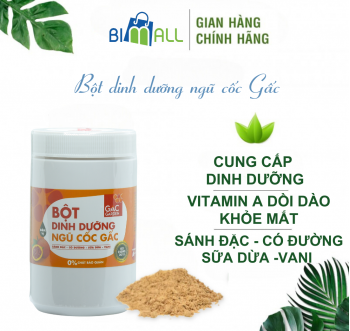 Bột Dinh Dưỡng Ngũ Cốc Gấc Đường Phèn