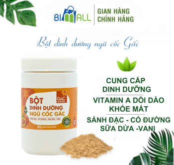 Bột Dinh Dưỡng Ngũ Cốc Gấc Đường Phèn