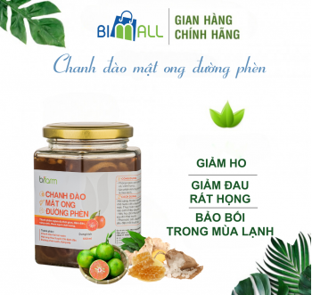 CHANH ĐÀO  MẬT ONG  ĐƯỜNG PHÈN BIFARM