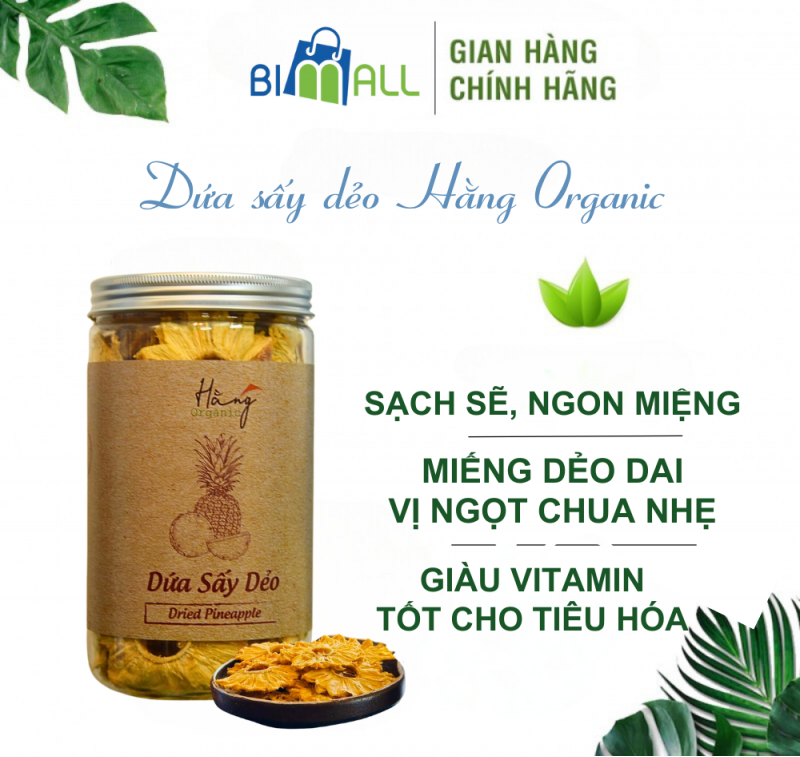 DỨA SẤY DẺO HẰNG ORGANIC