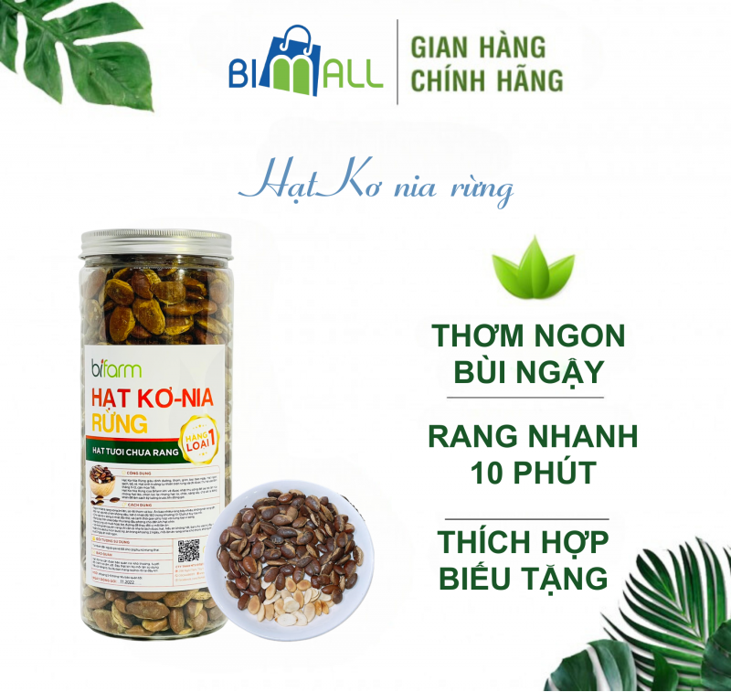 Hạt Kơ-Nia Rừng loại 1