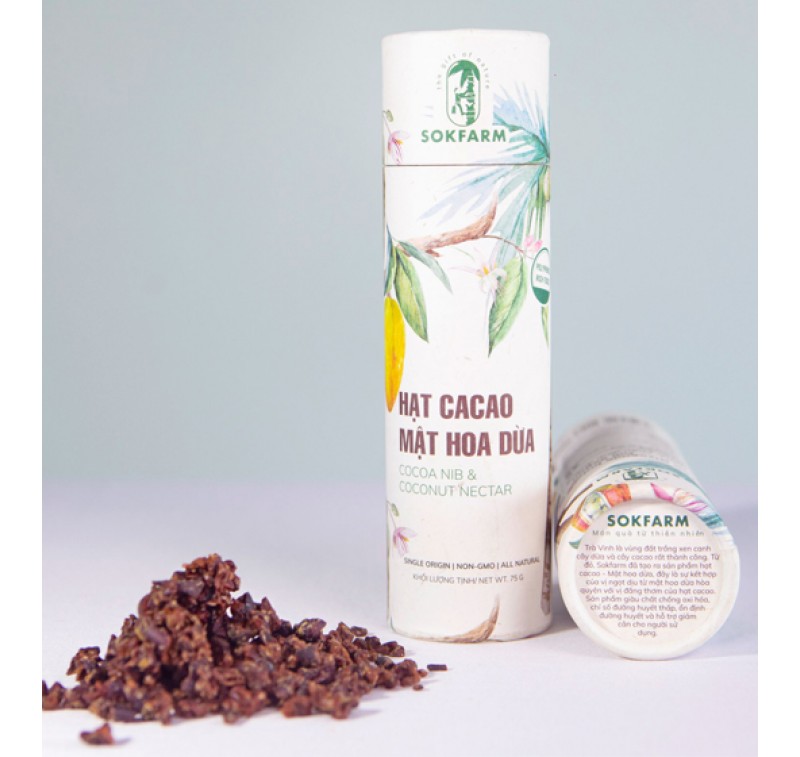 Hạt Cacao Mật Hoa Dừa