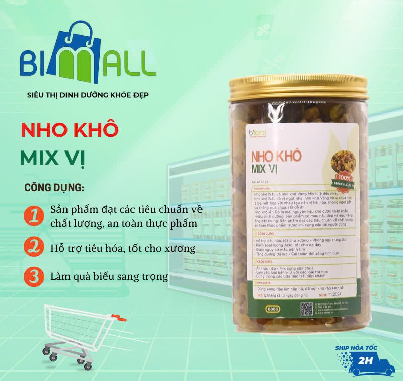 NHO KHÔ MIX VỊ