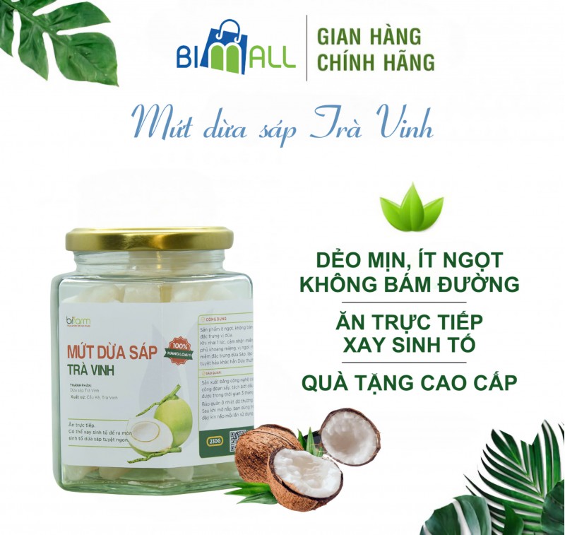 MỨT DỪA SÁP TRÀ VINH