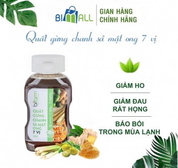 QUẤT GỪNG CHANH SẢ MẬT ONG 7 VỊ
